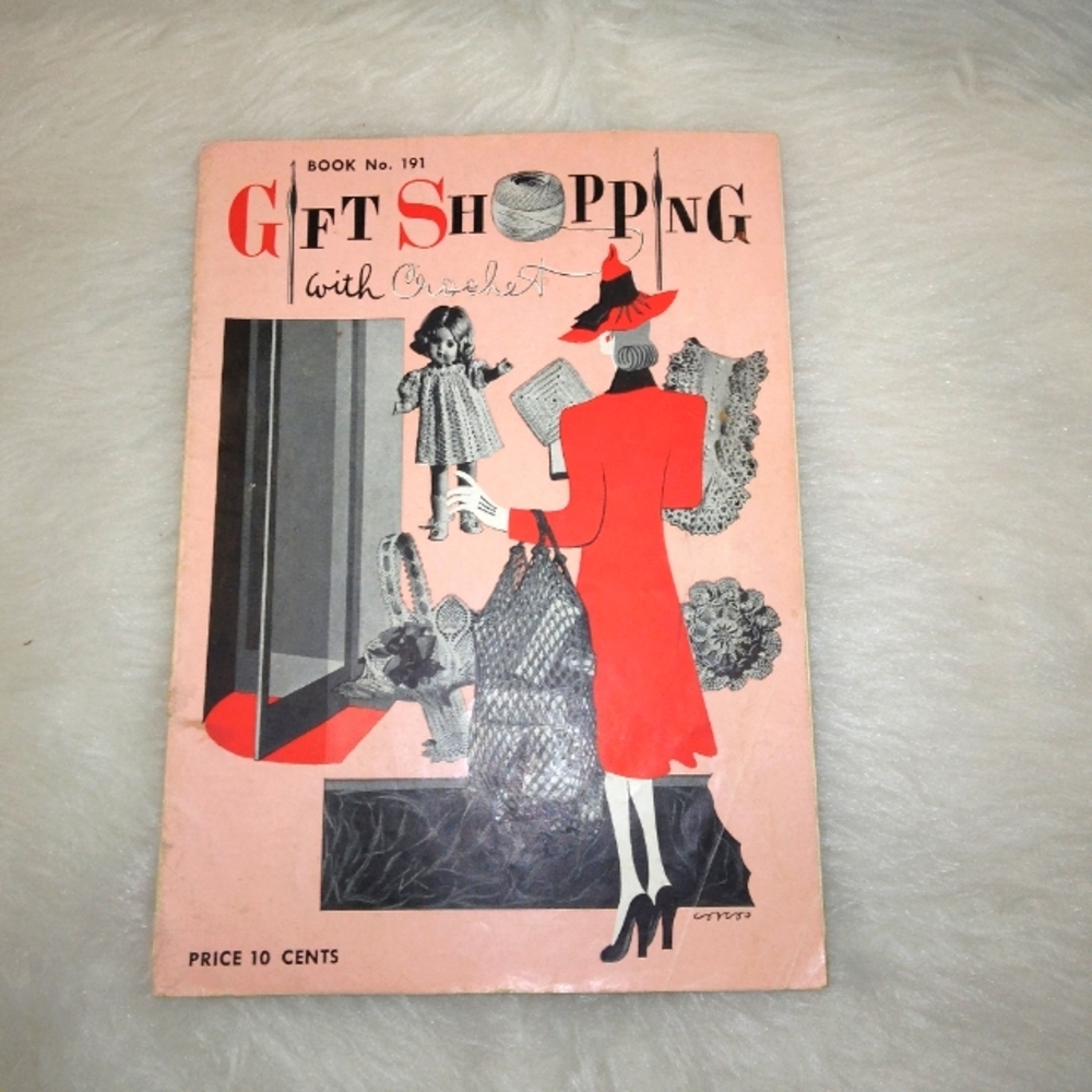 BOOK Gift Shopping With Crochet, Book No. 191 c. 1942